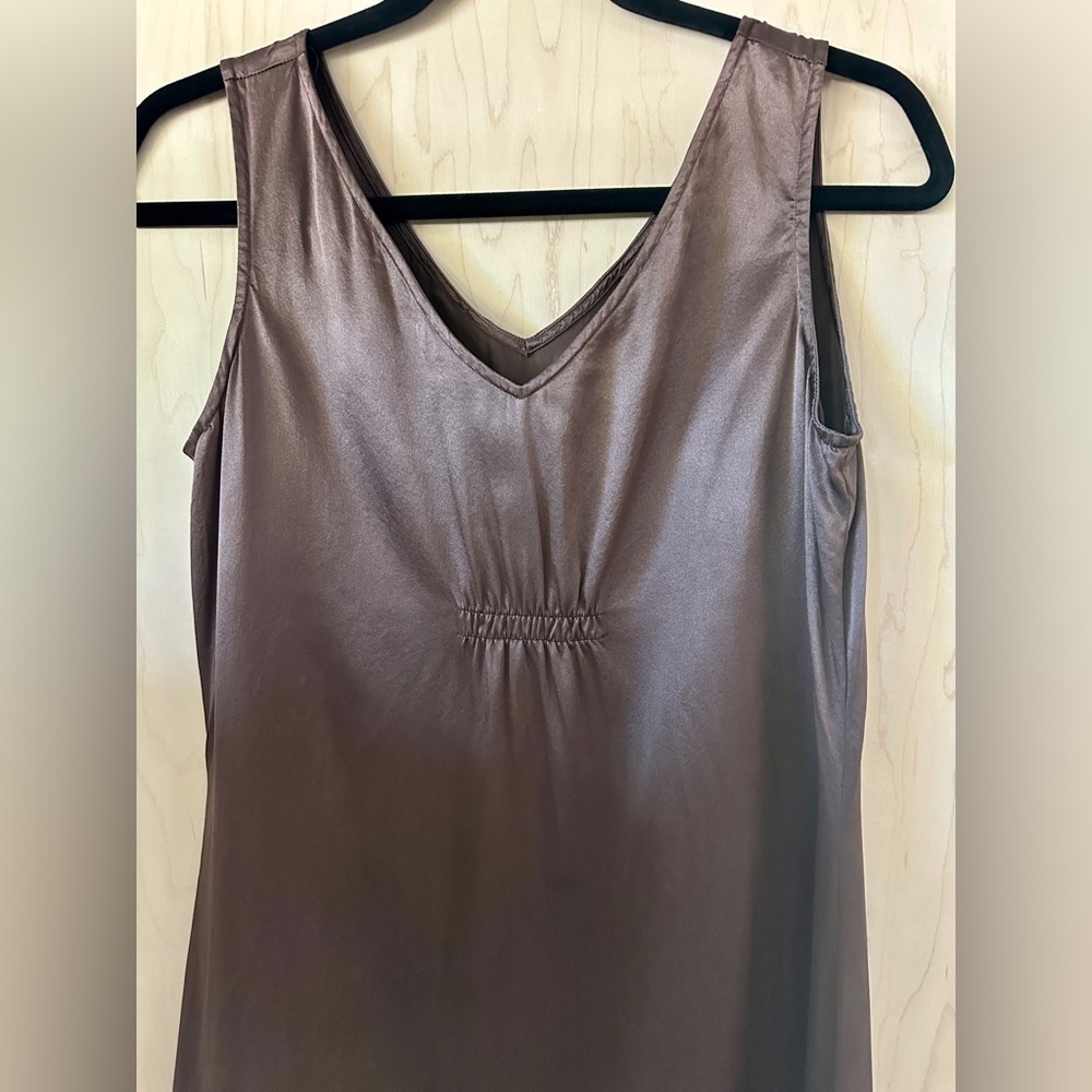Sundance Silk Brown Dress - Picture 3 of 10